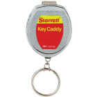 Starrett Belt Clip 21 In. Chrome Retractable Key Caddy Chain Image 1