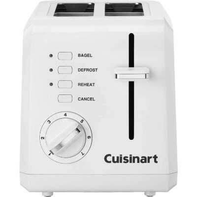 Cuisinart 2-Slice White Toaster