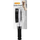Westminster Pet Ruffin' it Plastic & Metal Bristle Combo Grooming Pet Brush Image 1